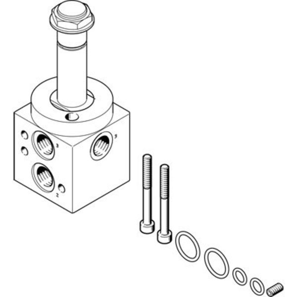 Festo Valve VOFD-L50T-M32-MN-FGP14-10-F10 VOFD-L50T-M32-MN-FGP14-10-F10